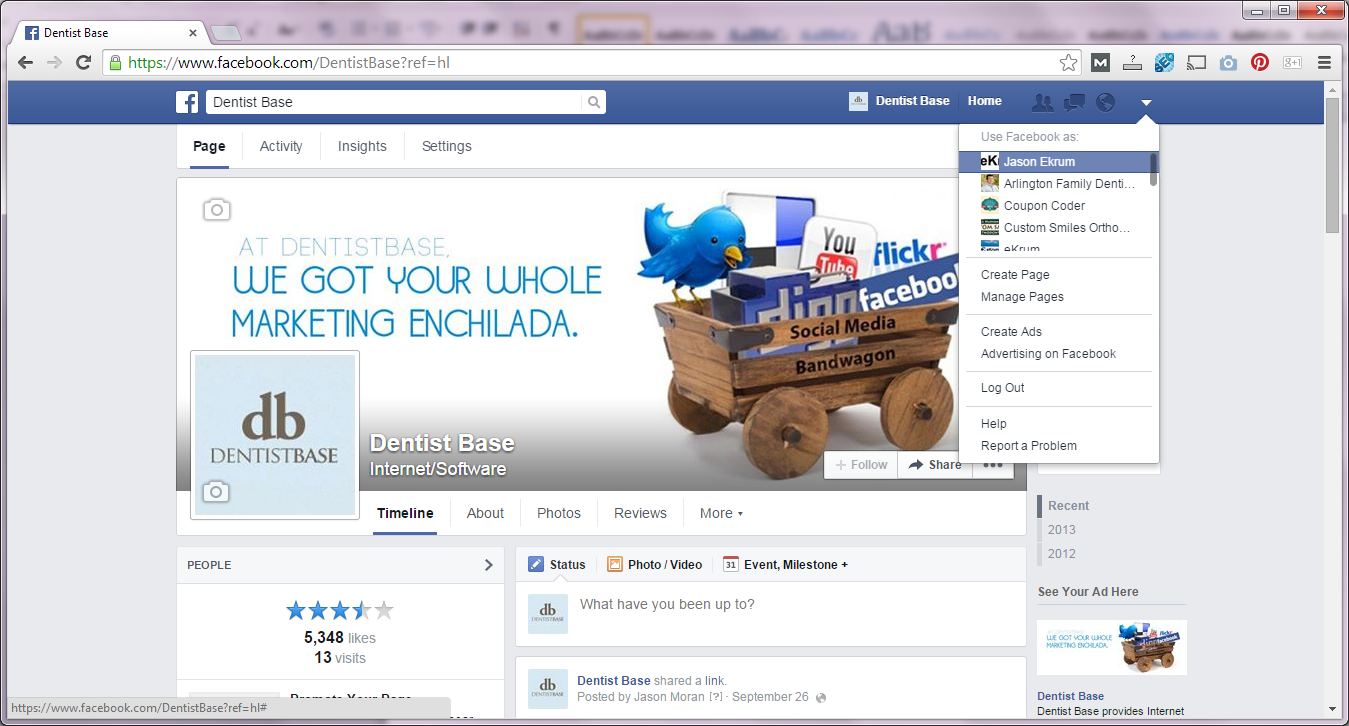 how to add administrators to my facebook page